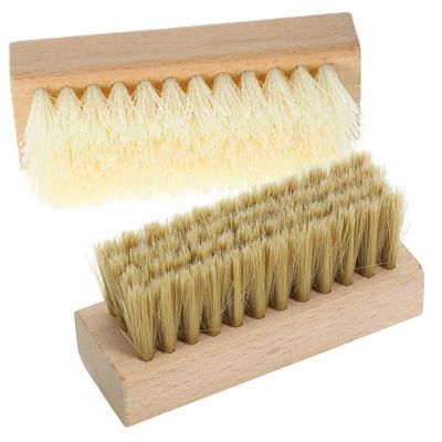 BAZEITFLOW Laundry Brush Set for Home Laundry and Shoe Cleaning 2pcs Wood with Soft Bristles and Lightweight Design, Multi-use Clothes Washing Tool