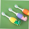 SEWOART Dinosaur Toothbrush Soft Bristles Compact Ergonomic Handle Portable Oral Cleaning Brush for Boys and Safe Manual Toothbrush Random Color view 2