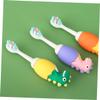 BAZEITFLOW Kids Dinosaur Toothbrush Soft Bristles Small Head Children Oral Care Toothbrush for Boys Girls with Cute Cartoon Design Individually Packaged Suitable for Baby Gum Cleaning Random Color view 2