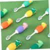 BAZEITFLOW Kids Dinosaur Toothbrush Soft Bristles Small Head Children Oral Care Toothbrush for Boys Girls with Cute Cartoon Design Individually Packaged Suitable for Baby Gum Cleaning Random Color view 3