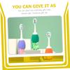 BAZEITFLOW Kids Dinosaur Toothbrush Soft Bristles Small Head Children Oral Care Toothbrush for Boys Girls with Cute Cartoon Design Individually Packaged Suitable for Baby Gum Cleaning Random Color view 4