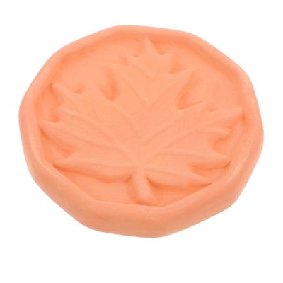 VALICLUD Terracotta Brown Sugar Saver Disc Maple Leaf Shape Reusable Clay Sugar Keeper Softener Moisture Stone and Food Containers