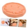 VALICLUD Terracotta Brown Sugar Saver Disc Maple Leaf Shape Reusable Clay Sugar Keeper Softener Moisture Stone and Food Containers view 4