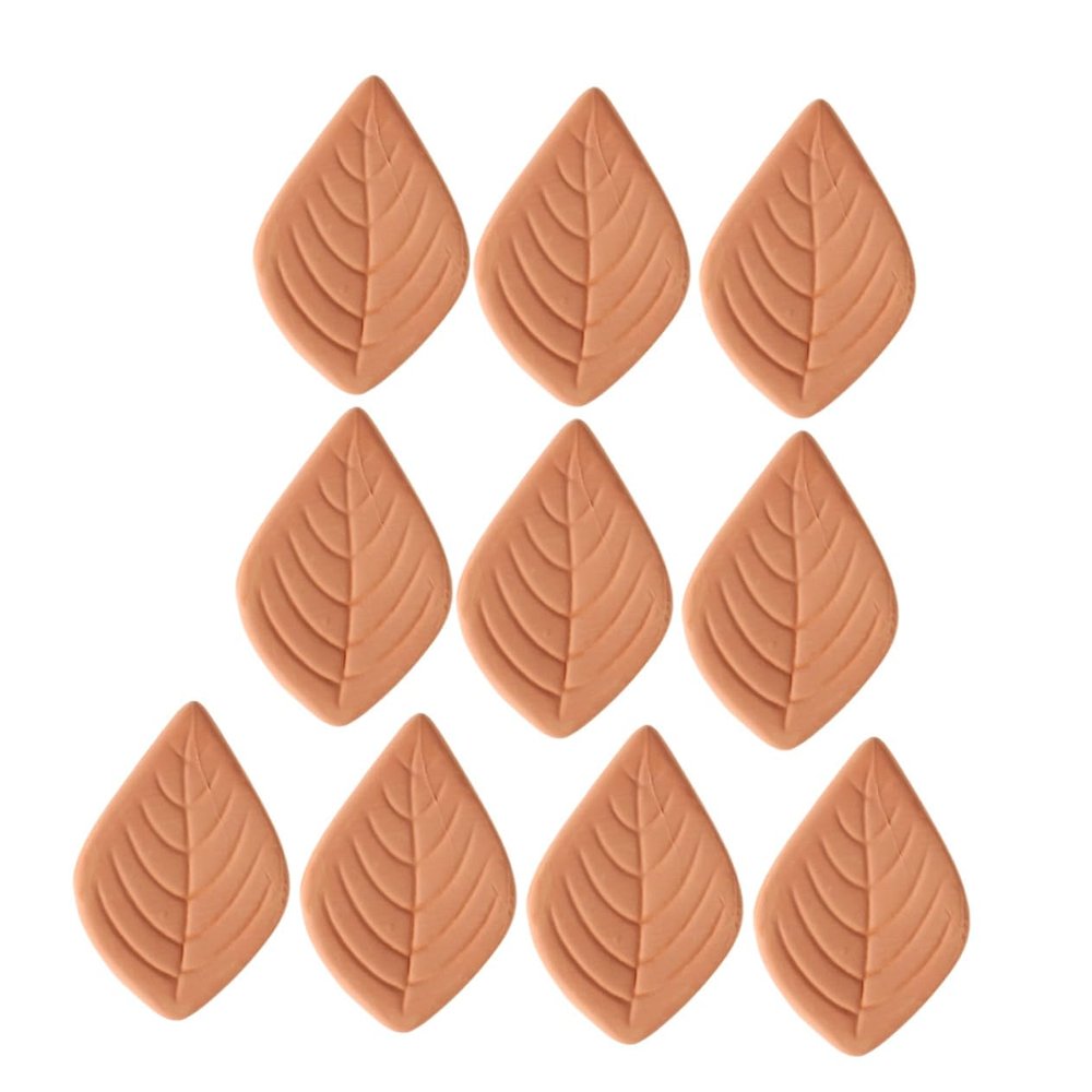 CIYODO Discs for Softener Keeper Brown Terracotta Sugar 10pcs Portable Moisture Absorber Compact Tool Storage and Kitchen Home Food Containers Cookies
