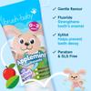 BrushBaby - New Applemint Baby Toothpaste 150ml (3 x 50ml Tubes) - for Ages 0-3 - with Xylitol & Fluoride - Supports Healthy Teeth & Gums - Gentle, Safe if Swallowed - Vegan Formula view 2