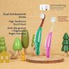 Grin Milky Start Toddler Toothbrush - Baby Toothbrush with Small Round Head, Ultra-Soft Bristles for Safe, Gentle Cleaning - Easy-Grip Handle, BPA-Free - Light Pink, 6-24 Months view 2