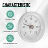 Osmond 10 PCS 63mm Thermometer Pipe Clip-on Dial Thermometer with Spring,Range 0-120, Aluminum Case view 4