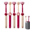 Wscwl Kids Toothbrush | Space Toothbrushes for Kids | Deep Cleaning Reusable Gum Care Tool for Girls Boys Hygiene Care Travel Bathroom