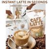 Glowming Cafe Latte Coffee Powder Drink Mix | Smooth Medium-Dark Roast | Creamy Instant Latte Blend | Resealable Pouch | Premium Coffee Powder for Home & Office view 3