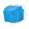 BCOATH Denture Care Kit 6pcs Set with Storage Boxes and Cleaning Brushes, Waterproof False Teeth Organizer for Travel and Home Use, Leakproof Dental Retainer Cleaning Container view 2
