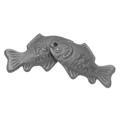 BESTYASH 2pcs Iron Fish Cooking Tool for Vegan Athletes Natural Cast to Reduce Deficiency Risks for Pregnancy and Boy Girl