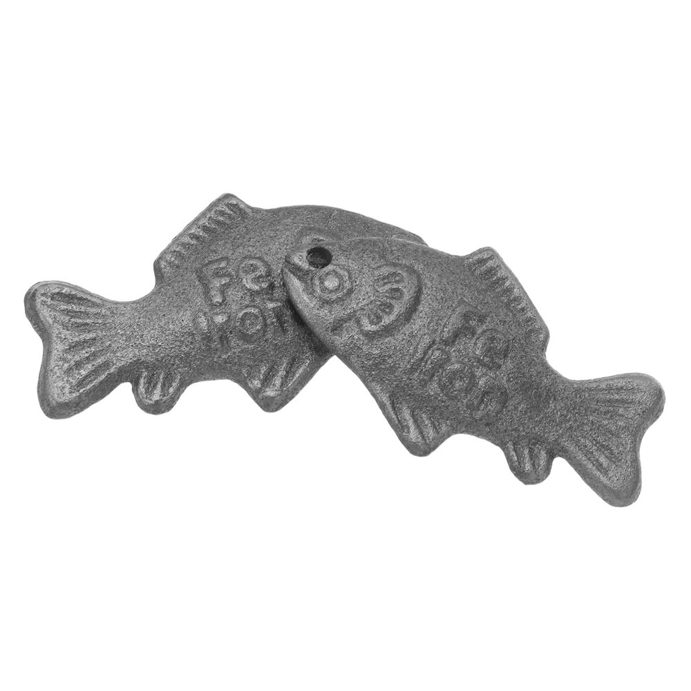 BESTYASH 2pcs Iron Fish Cooking Tool for Vegan Athletes Natural Cast to Reduce Deficiency Risks for Pregnancy and Boy Girl
