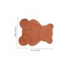 Ipetboom 3pcs Bear-Shaped Terracotta Sugar Saver and Softener Discs for Food Storage Containers, Keeps Snacks and Brown Sugar Fresh Humidifier Function for Kitchen Use view 2
