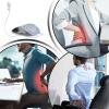 Back Stretcher Board,Portable Support Exercise Board - Lumbar Support Traction Spine Massager - for Exercise Workout Men Home Car Bed Offices Indoor Travel view 4