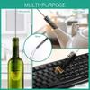 16 Inch Bottle Brush Extra Long Flexible Bendable Bottle Brushes for Cleaning Washing Narrow Neck Beer Wine Tea Coffee Cup with Long Handle Household Cleaning Tools for Hard to Reach Areas view 2