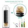 16 Inch Bottle Brush Extra Long Flexible Bendable Bottle Brushes for Cleaning Washing Narrow Neck Beer Wine Tea Coffee Cup with Long Handle Household Cleaning Tools for Hard to Reach Areas view 3