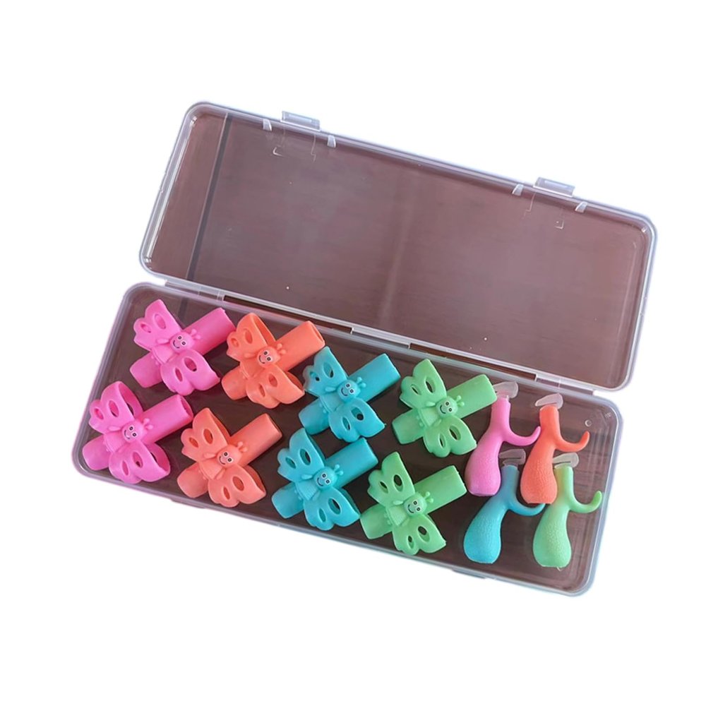 1 Set Pencils Grip for Kid Handwriting Pencils Grippers Butterfly Shape Pencil Writing Aid Grip Postures Correction Tool