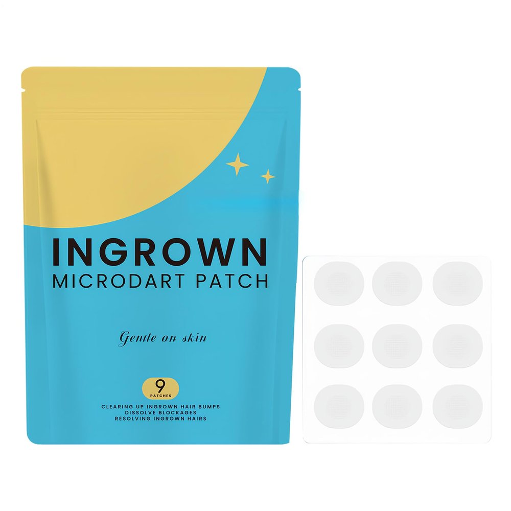 YNPQTDS Ingrown Hair, Pack of 9 Gentle Hair Removal Patches, Stickers for Scalp Care - For Men Women Armpits Legs Arms Beard Area Daily Overnight Home