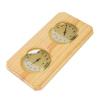 Double Display Wall Mounted Steambath Thermograph and Hygrometer Large Screen F Measurement Fog Immune Wall Mounted Room Dampness Meter view 1