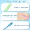 15Pcs 2-in-1 Nasal Hair Cutter,2 in 1 Double Sided Nose Hair Knife & Ear Picker,Double-Sided 360 Rotating Nasal Trimmer,Manual Nostril Hairs Remover Tool with Soft Cleaning Brush,Colorful view 4