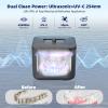 Ultrasonic Retainer Cleaner Machine, Denture Cleaner for Aligners Night Guards Braces Mouth Guards Toothbrush HeadsAll-in-One Dental & Jewelry Cleaner, 45kHz 200ML, Dual Modes view 2