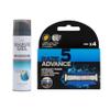 Katsy Style Shave Gel Sensitive 200ml + Advance Refill 4 Pack, Shaving Gel for Sensitive Skin, Non-Irritating Formula, Smooth Shaving Experience, Skin Care Combo for Men, Shaving Essentials view 1