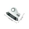 VICASKY 2pcs Window Cleaning Brush Groove Gap Cleaning Brush for Spaces Household Tool Window Track view 2
