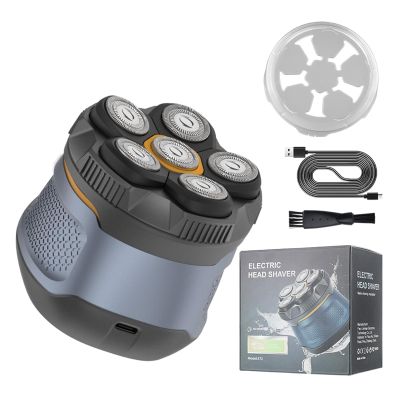 Head Shavers Electric Shaver Waterproof For Bald Men Wet/Dry LED Display Rechargeable Rotary Grooming Kits Multifunctional Hair