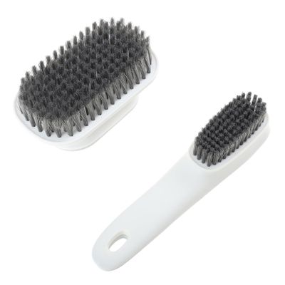 CIYODO Multifunctional Clothes Washing Brush with Long Ergonomic Handle for Laundry and Shoe Cleaning Soft Bristle Scrub Brushes with Hanging for Home and Kitchen Use