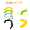 Anneome 5pcs Silicone Ear Saver Covers for Glasses and Mask Flexible Ear Hook Cover Gentle on Skin Suitable for Daily Life Assorted Colours view 4