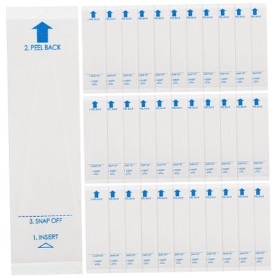 Yardenfun 100pcs Disposable Probe Covers PE Material Sterile Hygienic Protective Sleeves for Digital Oral Ear Rectal Use