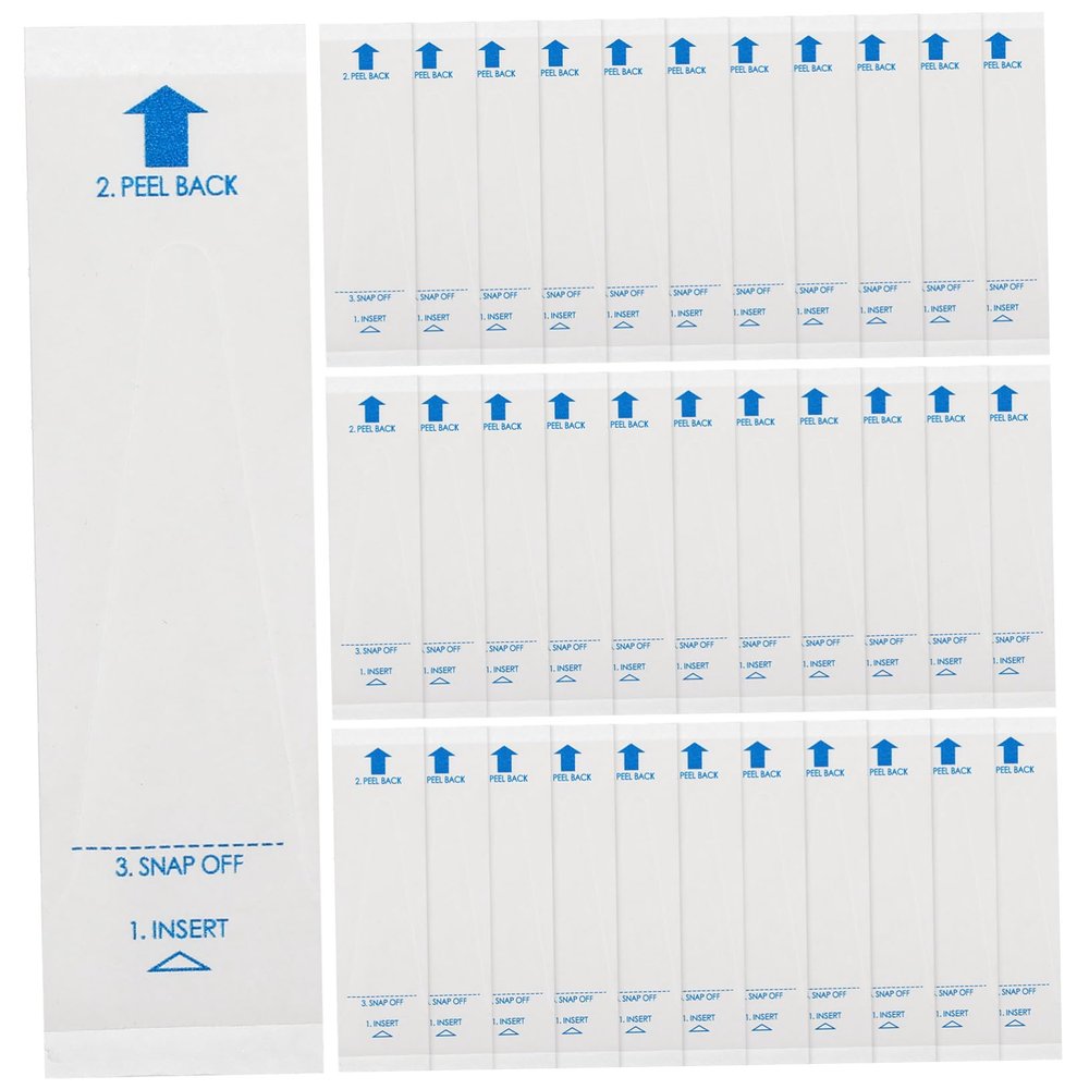 Yardenfun 100pcs Disposable Probe Covers PE Material Sterile Hygienic Protective Sleeves for Digital Oral Ear Rectal Use
