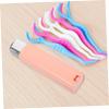 Beaupretty Compact Pink Floss Organizer Box Automatic Pop-up Floss Pick, Professional Household Teeth Pick Holder for Daily Oral Care and Travel Use view 4