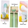 Healvian Oral Care Toothbrush Adult 3-Sided Cleaning Brush for Sensitive Teeth with Wrap-Around Design Comfortable to Hold Portable Oral Hygiene view 4