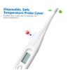 CALLARON 100pcs Disposable Digital Thermometer Probe Covers PE Film Protective Hygiene Sleeves Safe Fit for Accurate Temperature Measurement view 2