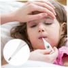 CALLARON 100pcs Disposable Digital Thermometer Probe Covers PE Film Protective Hygiene Sleeves Safe Fit for Accurate Temperature Measurement view 4