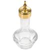 50ml Glass Bitters Bottle with Stopper, Golden Cocktail Bar Pourer view 1