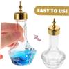 50ml Glass Bitters Bottle with Stopper, Golden Cocktail Bar Pourer view 3