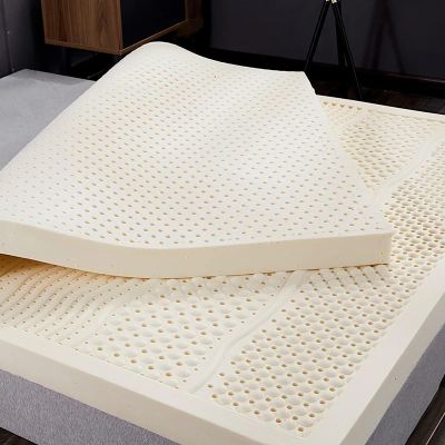 100% Natural Latex MattressQueen/King/Double/Single Full Size 1/2/3/4 Inch Thickness Soft & Supportive Hotel & Family Use with NIC Cover 10cm 135x200cm