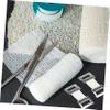 LOLIPPYY 100pcs White Aluminum Buckles Elastic Clips with Compression Force and Remain Elastic after Washing and First Aid Use view 4