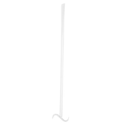 TOPPERFUN Long Handled Detachable Dressing Stick and Shoe Horn Aid for Elderly and Pregnant Women Adjustable Multi-use Shoe Lifter for Socks and Portable Dressing Aid Helper in White