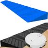 1pc 2 Inch Threshold Ramp for Doorways - Portable Non-Slip Rubber Ramp for Wheelchairs, Scooters, and Robots(Blue,100 * 10 * 4.5CM) view 1