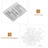 COLLBATH 100pcs Silica Gel Packets for Clothes and Food Storage, Reusable Moisture Absorbers Prolonged Moisture Absorption, White Silica Gel Sachets for Storage Boxes and Food Preservation view 3