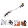 TOGEVAL Multi-functional Shoe Cleaning Brush with Long Curved Handle and Three-sided Soft Pp Bristles, Convenient to Carry and Foams Well, for Household Shoe Care view 3