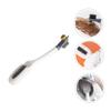 TOGEVAL Multi-functional Shoe Cleaning Brush with Long Curved Handle and Three-sided Soft Pp Bristles, Convenient to Carry and Foams Well, for Household Shoe Care view 4