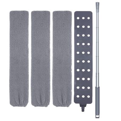 Tablet Dust Collector, Adjustable, 42cm, Retractable Dust Cleaning Artifact, Extendable Microfiber Duster, Reusable, For Window Blinds, Tile Wall, Floors