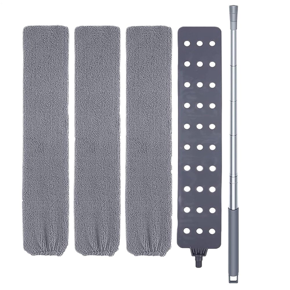 Tablet Dust Collector, Adjustable, 42cm, Retractable Dust Cleaning Artifact, Extendable Microfiber Duster, Reusable, For Window Blinds, Tile Wall, Floors