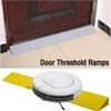 1pc Non-Slip Rubber Wheelchair Ramp - 1-4 Inch Rise Threshold Mat for Home & Outdoor Use(Yellow,H 1.18IN) view 4