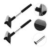 FONDOTIN 2pcs Window Cleaning Tool Glass Squeegee with Ergonomic Handle for Deep Cleaning Windows and Mirrors Black Synthetic Material Double-sided Design for Efficient Home Use view 4