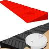 1pc 2 Inch Threshold Ramp for Doorways - Portable Non-Slip Rubber Ramp for Wheelchairs, Scooters, and Robots(Red,100 * 10 * 4.5CM) view 1